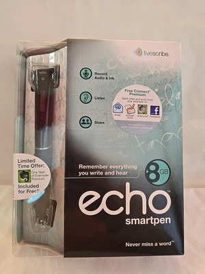 New Sealed Livescribe Echo 8GB Smart Pen - Image 1 of 4
