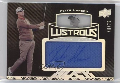 2014 Upper Deck Exquisite Collection UD Black /75 Peter Hanson Rookie Auto RC - Image 1 of 2