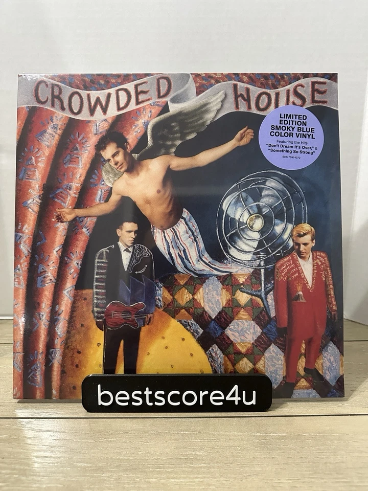 Crowded House S/T Limited Edition Smoky Blue Vinyl LP Record Album NEW Ships Now - Image 1 of 4