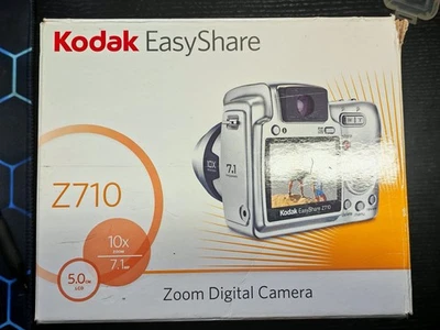 Kodak EasyShare Z710 7.1MP Digital Camera - Silber 10x Optical Zoom OVP Getestet - Bild 1 von 4