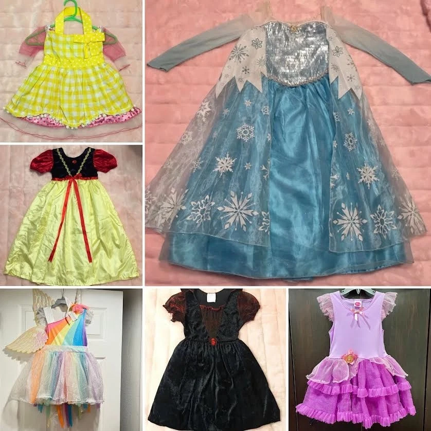 Halloween Costume Unicorn Tangled Rapunzel Frozen Elsa Spider Vampire Witch Lala - Image 1 of 1