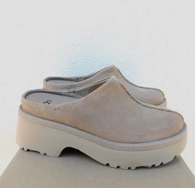 UGG SAND SUEDE 2" NEW HEIGHTS CLOG PLATFORM SHOES, WOMEN US 9/ EUR 40 ~NEW - Image 1 of 4