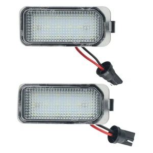 Practical Quality LED Number Licence Plate Light White 2x Front Clear Lens - Picture 1 of 12