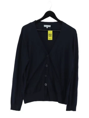 Farhi Women's Cardigan XL Blue Cotton with Cashmere V-Neck Cardigan - Image 1 of 4