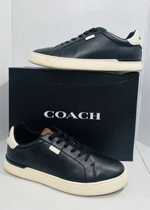 COACH Men's Shoes Sneaker Black  Low Top  Sneakers Size 11 D - Picture 1 of 12