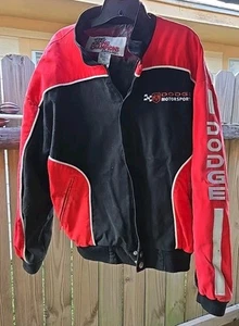 Vintage Dodge F1 Streetwear Nascar 90's Racing Denim Jacket Size MED Men's - Picture 1 of 9
