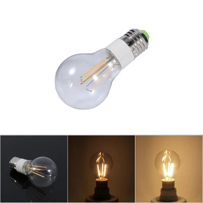 E27 LED Filament Bulb 12V 3W/4W/6W Cool/Warm White COB LED Bulb 360 Degree - Image 1 of 4
