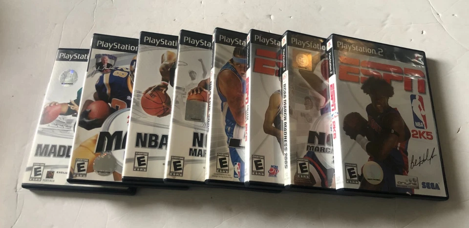 Juegos deportivos PS2 vintage baloncesto fútbol tú eliges ESPN NBA NCAA Foto 1 de 1