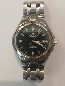 Croton Aquamatic 38mm Preowned Quartz Watch, Works Great. - Picture 1 of 24