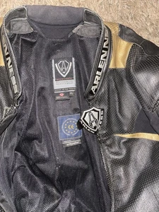 ARLEN NESS LIVE ON THE EDGE LEATHERS/ Motorcycle Skins. Pre Owned Zipper Broke - Picture 1 of 6