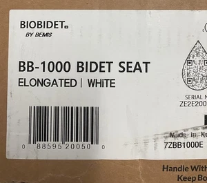 Bio Bidet BB-1000 Sedile WC Elettrico Smart Bidet Allungabile Bianco - Foto 1 di 2