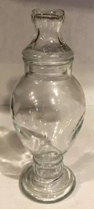 Clear Glass Apothecary Jar with Lid - Picture 1 of 11