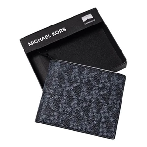 Cartera billetera delgada Michael Kors para hombre, ADMRL/PLBLUE. - Imagen 1 de 3