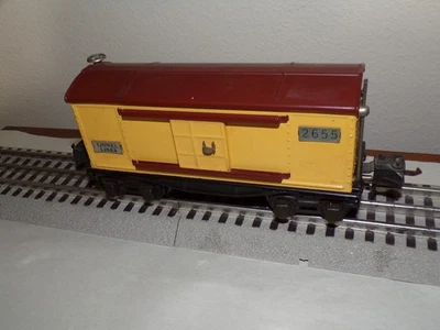 Vintage Lionel O Gauge Prewar 2655 Box Car, Nice clean condition - Image 1 of 3
