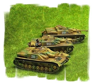 Painted!!! -  Stug (Late) Platoon (3 vehicles) - 15mm WW2 - Flames of War - Picture 1 of 2