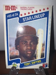 1987 M&M's Star Lineup - Tony Gwynn #23 - Picture 1 of 2