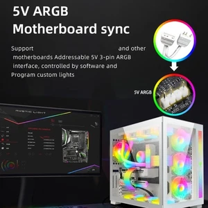 ARGB GPU Cable Extension Syncing Argb Lighting For Multiple Graphics Card Type - Afbeelding 1 van 11