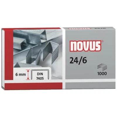 SCHNEIDER NOVUS Heftklammern Nr. 24 6 DIN NOVUS 040-0158 (4009729008195)