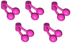 LEGO Belville - 5 Kirschen Cherries / Cherry Pair in dark pink 22667 4129916 - Bild 1 von 1