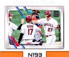 2021 TOPPS 70TH ANNIVERSARY CELEBRATION ANGELS TEAM MIKE TROUT SHOHEI OHTANI SP