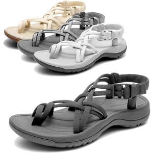 Women Arch Support Hiking Sandals Elastic Strap Summer Athletic Sports Sandals - Picture 1 of 30