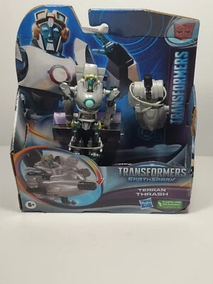 Figura de acción Transformers EarthSpark Warrior Class Terran Thrash b11 Foto 1 de 4