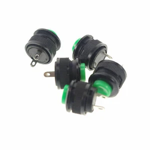 5pcs Green normal close 2Pin SPST Momentary 14mm Hole Push Button Switch - Picture 1 of 4