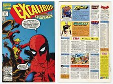 Excalibur #53 (VF 8.0) Spider-Man appearance Captain Britain 1992 Marvel Comics