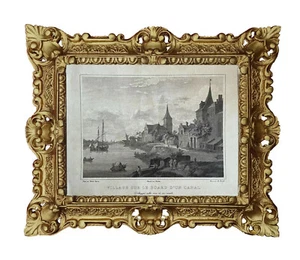 Jan van der Heyden Village Sur Le Board D´un Canal Dorf am Rande eines Kanals 24 - Bild 1 von 1