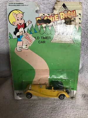 VTG 1981 RICHIE RICH OLD TIMER CAR BUGATTI COUPE DE VILLE LARAMI CORP HONG KONG - Image 1 of 2