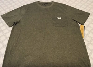 Lee Classic Fit Short Sleeve Pocket T-Shirt Size Medium Men’s New With Tags - Picture 1 of 2