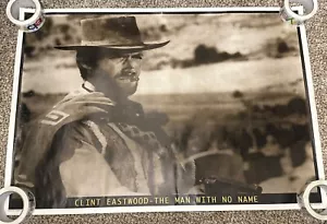 Poster Clint Eastwood - L'uomo senza nome 23,8 x 35. Vintage - Foto 1 di 5
