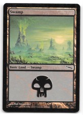 SWAMP (296) Foil - MTG Mirrodin - LP/MP