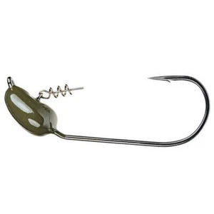 Strike King Tour Grade Mag Jig Head Vert Pumpkin #5/0 Crochet pour Wurmköder - Photo 1/1