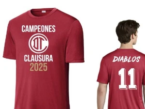 Club Deportivo Toluca campeon clausura 2025 diablos rojos soccer shirt jersey - Picture 1 of 1