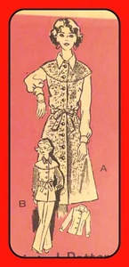 Misses KLEID Bluse HOSE Muster Versandhandel 4633 Vintage 1979 Anne Adams Größe 14 - Bild 1 von 5