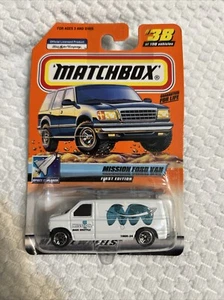 Matchbox #38 Mission Ford Van White Space Explorer Series 2000 New On Card - Picture 1 of 2