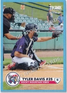 2024 Rocky Mountain Vibes Tyler Davis RC Rookie Minor League Baseball Card - Picture 1 of 1