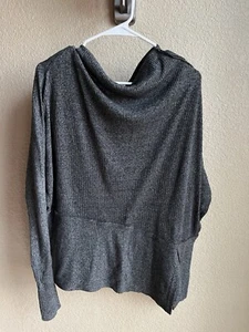 FREE PEOPLE Grey Boat Neck Tunic Women’s Medium - Picture 1 of 5