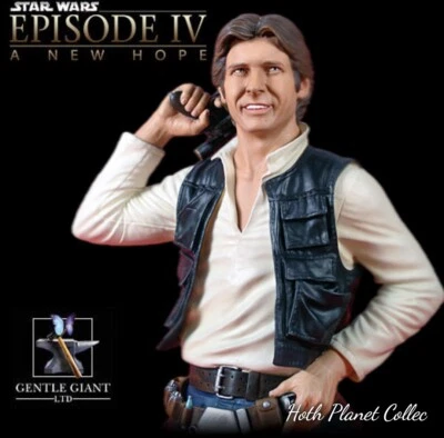 Mini busto Star Wars Gentle Giant 2005 Han Solo Early Bird ~ nuevo en caja original Foto 1 de 4