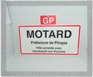 Plaque Humoristique " Motard " Editions du Tonnerre 30 X 20 cm - Foto 1 di 1