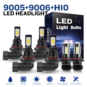 For Ford Explorer 2002 2003 2004 2005 - Combo LED Headlights Fog Light Bulbs Kit - Picture 1 of 18