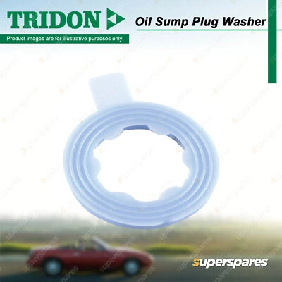 Tridon Oil Sump Plug Washer for Hyundai Accent RB i20 PB i30 GD Santa Fe Tucson - image 1 of 2