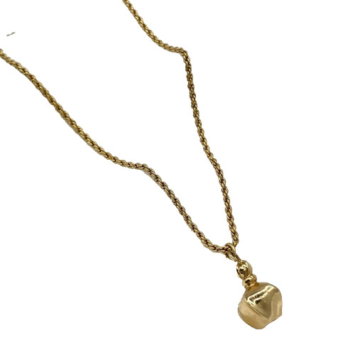 Collana Christian Dior motivo bottiglia profumo oro donna