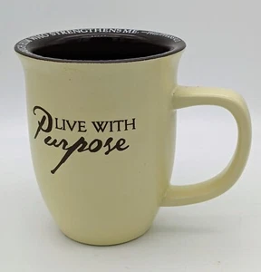 Abbey Press "Live with Purpose" Becher, Kaffee Tee Philipper:4:13 auf Rand - Bild 1 von 3