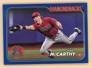 2024 Topps Series 2 - Jake McCarthy #482 - Royal Blue Parallel - Diamondbacks - Picture 1 of 1