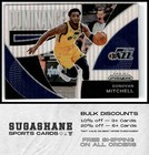 2021 Prizm 11 Donovan Mitchell Dominance Silver Utah Jazz Basketball Card