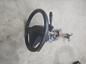 2009 HYUNDAI ACCENT Steering Wheel Column Headlight Wiper Switch Ignition Lock  - Picture 1 of 8