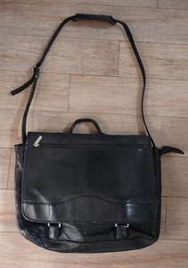 Beeindruckende Premium Leder schärferes Bild Kuriertasche Schulranzen Anwalt Aktentasche - Bild 1 von 12