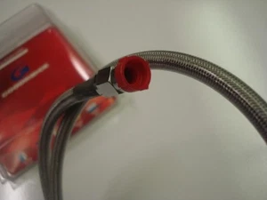 30' FEM-FEM Clear coat Universal Motorcycle Hose - Picture 1 of 1